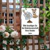 1pc German Pet Waste Reminder Sign Durable Aluminum Outdoor Wall Plaque Clean Up After Dog