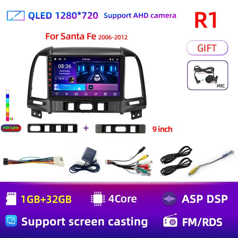 

8Core Android 12 DSP Car Radio Multimidia Video Player Navigation GPS For Hyundai Santa Fe 2 2006-2012 2din Head Unit Carplay
