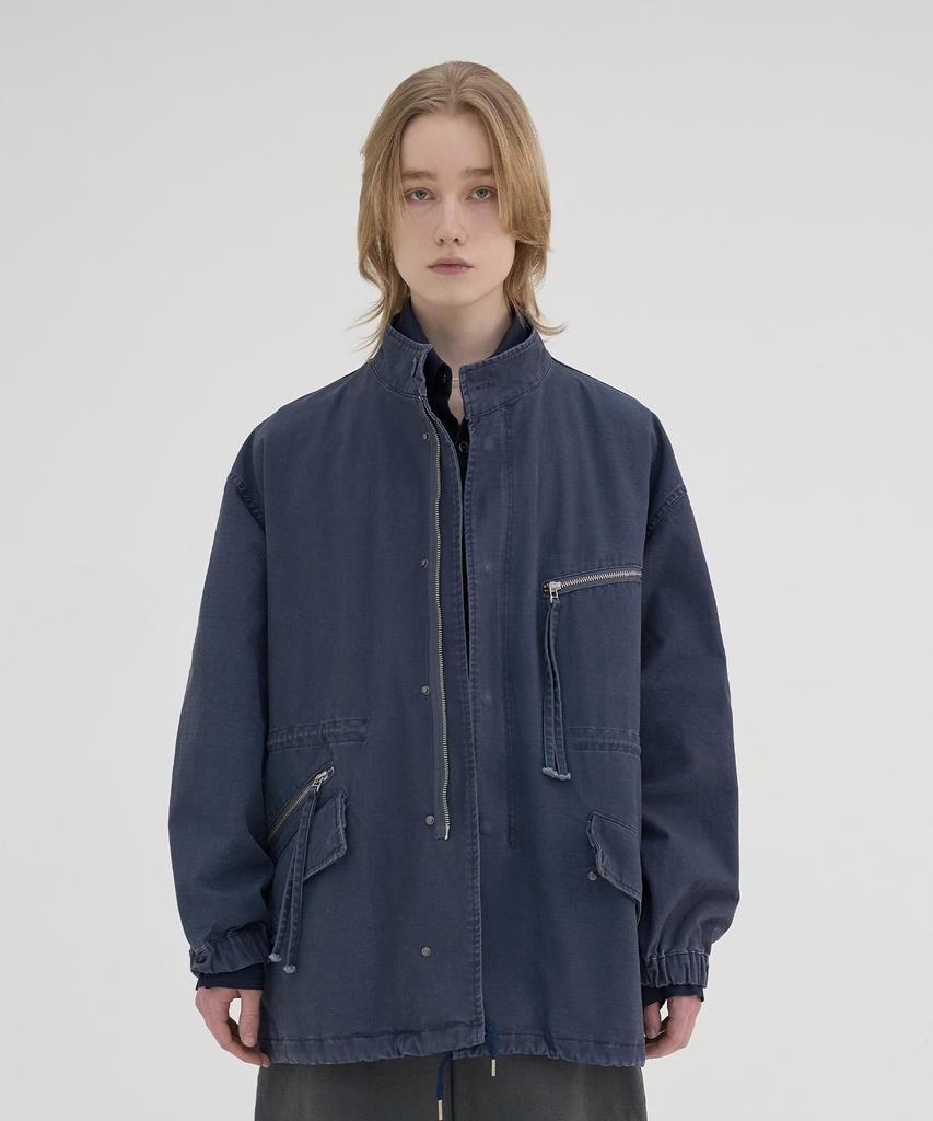 Knouun Faded Filed Jacket (Navy)