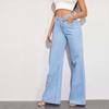 New Women's Jeans Women's High-waisted Slim-fitting Straight Denim Trousers