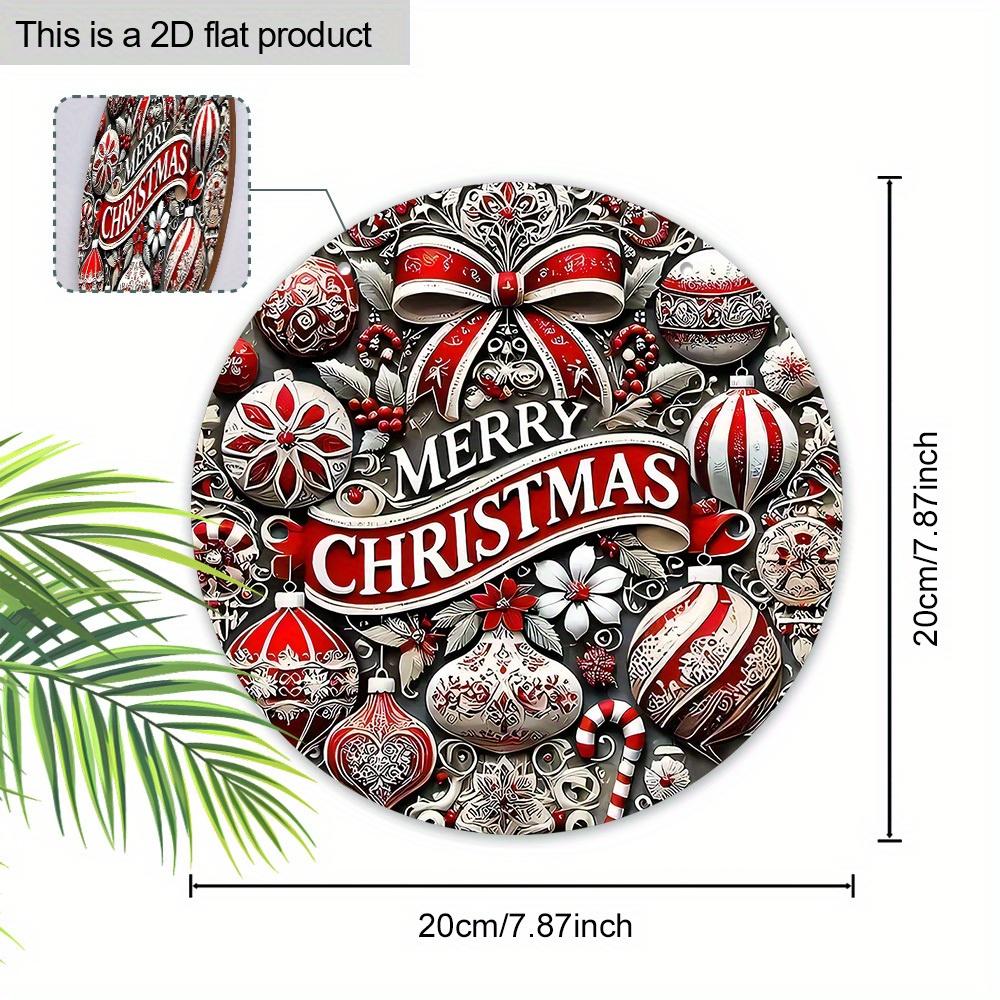 Christmas Decoration Sign,indoor Hanging decorations,2D Flat Wooden products,Christmas Gifts for Friends and Family