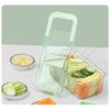 Shredder Household Kitchen Manual Vegetable Cutting Artifact Multifunctional Transparent Fruit Cucumber Potato Slicing Planer Shredder