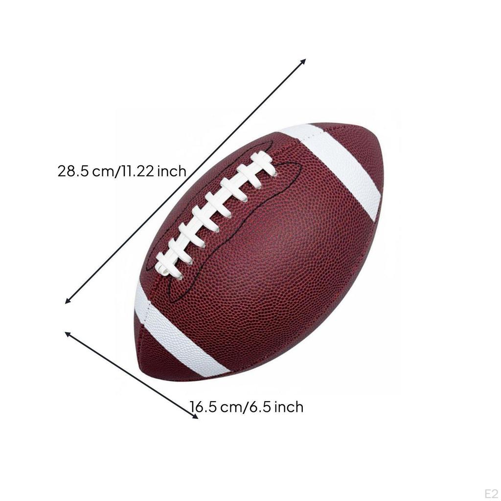 PU Sportausrüstung Strapazierfähig American Football Anti-Rutsch Sport für Erwachsene, Spiel, Verein Leicht