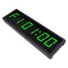 Digital Wall Clock 7   Color Timer Function 6 Digits Electric Wall Clock with Remote Control for Living Room Bedroom Kitchen  