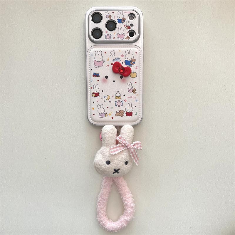 Cartoon Miffy iPhone 15/14 ProMax Anti-Fall Case