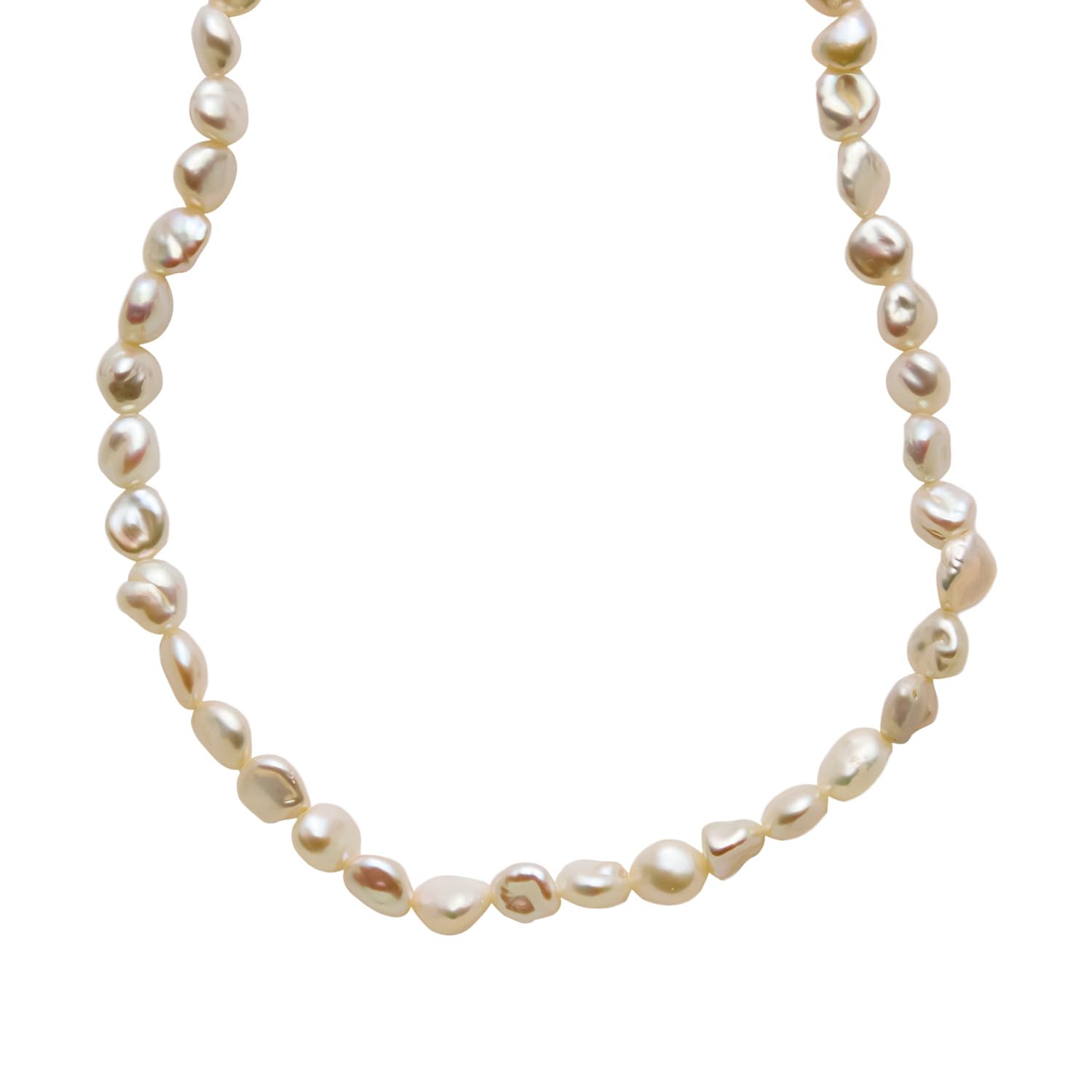 

Silver pearl necklace 3024311604108999 [Nojes] білий