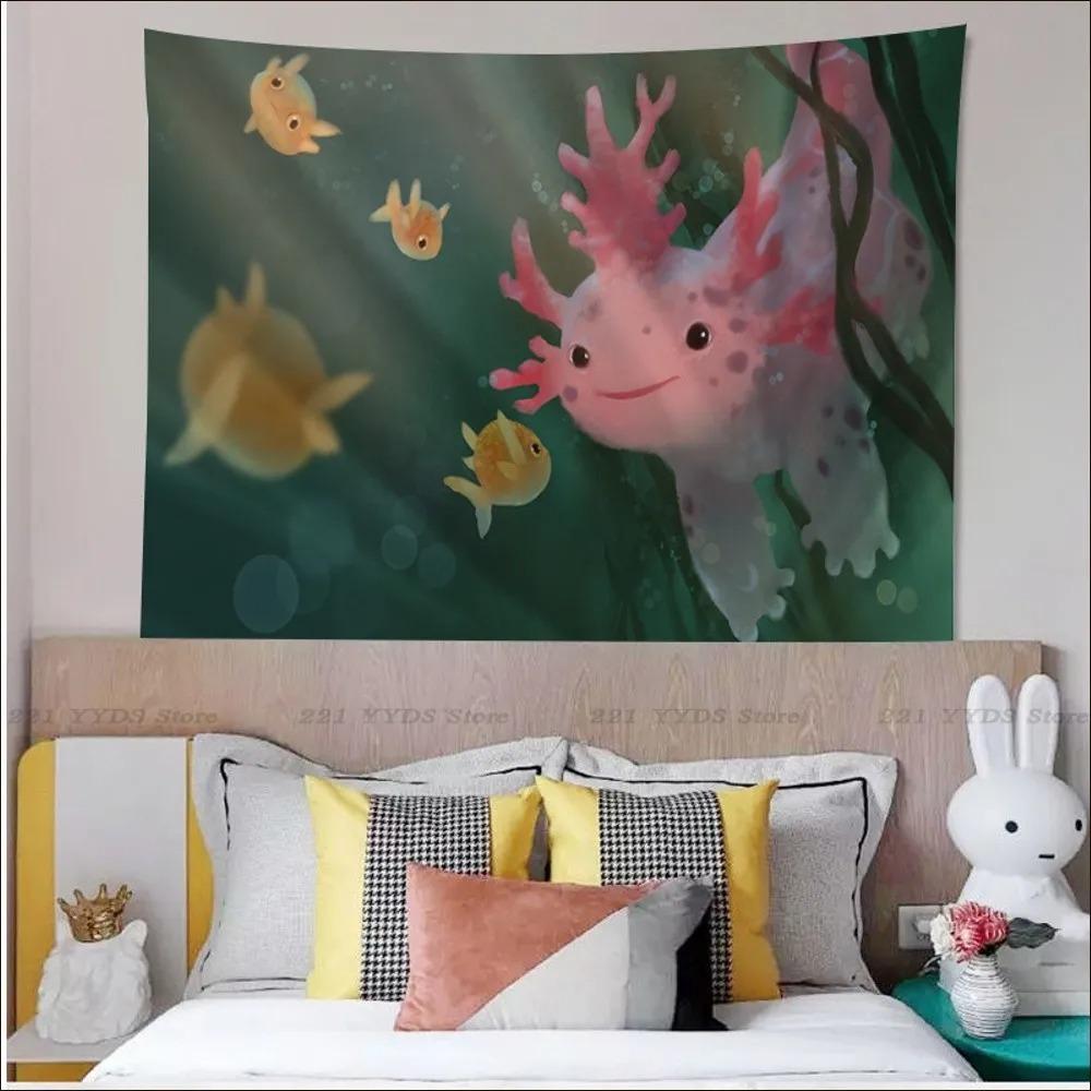 

Гобелен для гостиной в офисе, милый гобелен с изображением мультфильма «Нитон», настенный гобелен для украшения дома 100x75cm