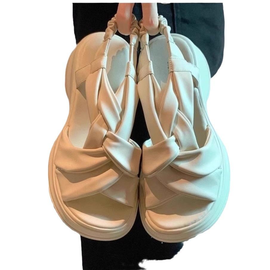Platform-soled Sports Sandals Women's New Campus Style Increases Versatility and Does Not Tire Feet Sandals