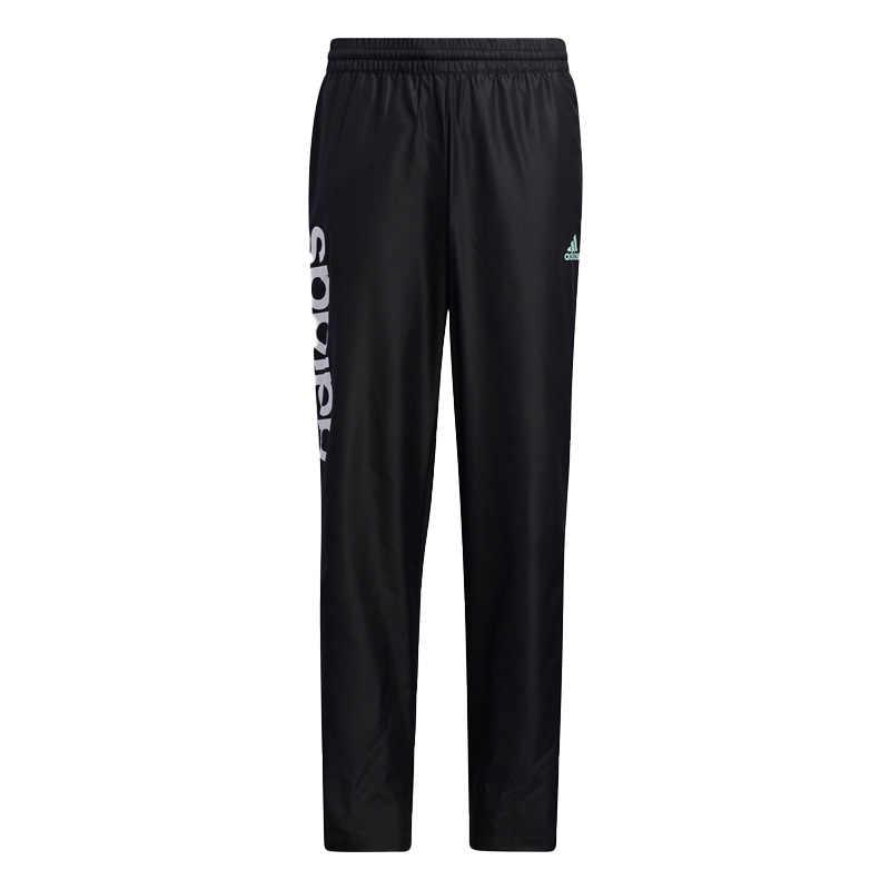 

Adidas Дышащие Легкие Быстросохнущие Брюки с Принтом Букв Детские Брюки Черные H47465 A128