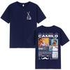 Singer Camilo La Tribu Album Tshirts Unisexs Women Clothing Fashion Hip Hop Oversized T Shirts Cotton Casual T Shirt Streetwear