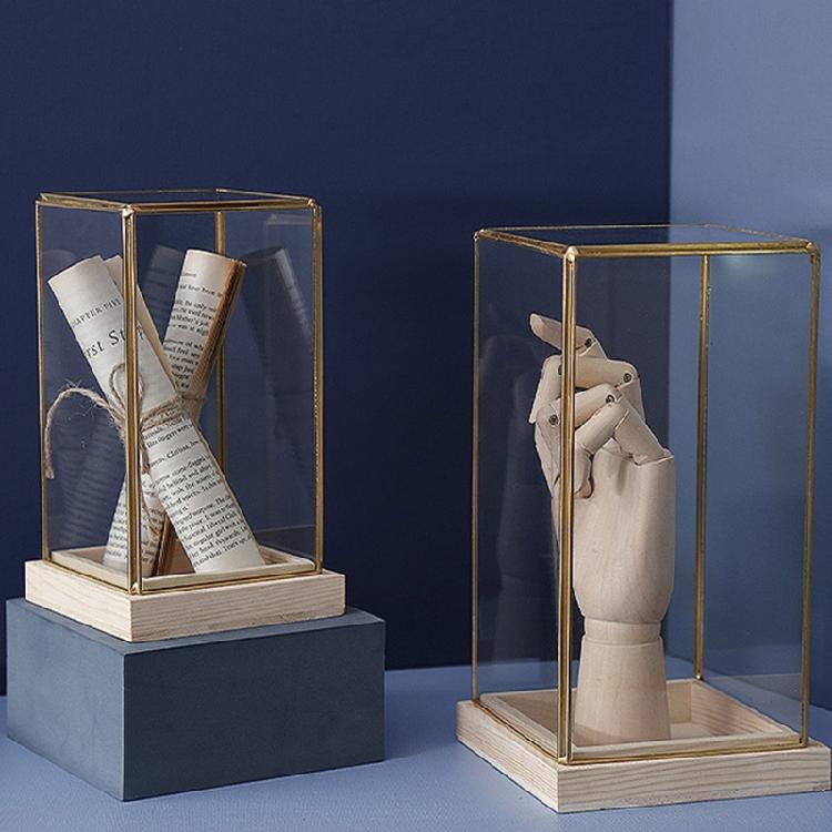 Display Case for Collectibles Glass Domes Miniature Clear Covers for Home and Office Embellishment