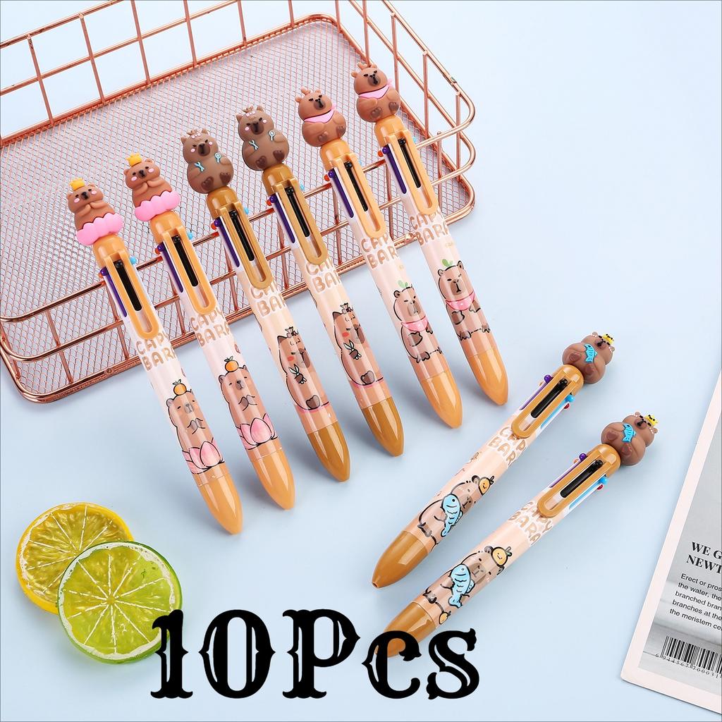 1Pc Cartoon Kapibala Gel Pen Back To School Season Gift Suitable for Office Work, Writing, Diaries, Signatures, and Student Classroom Prizes Party G