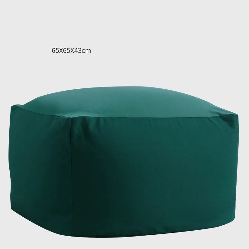 Japanese Style Soft Lazy Sofa Cozy Single Chair Unfilled Lounge Bean Bag Sofa Cover Home Pouf Couch Tatami Living Room Furniture