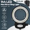 A72U 144 LED Miniscope Ring Light Ring Light 0 - 100% Adjustable Lamp For Miniscope Ring Light