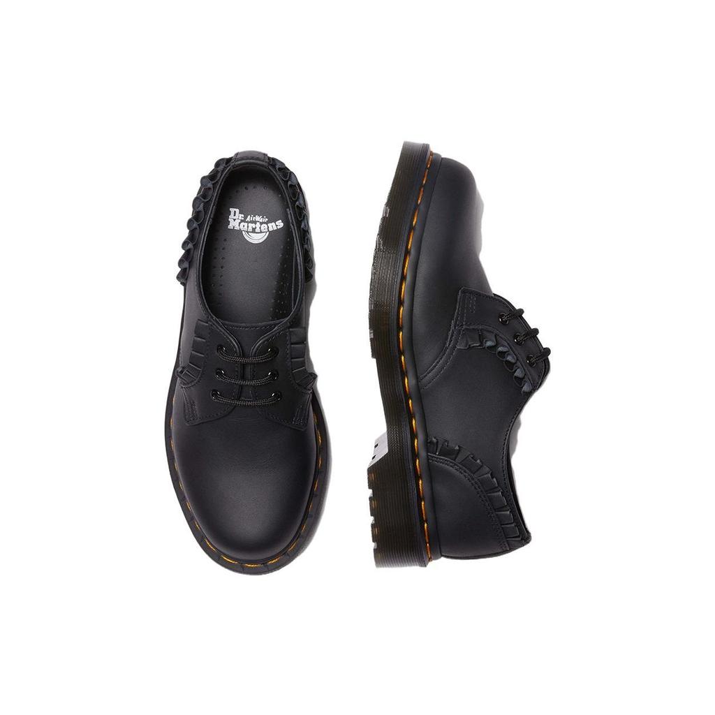 Dr. Martens 1461 Frill Leather Lace-Up Casual Shoes Women Shoes Black 30696001