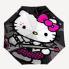 1pc Hello Kitty Rock Star Guitar Umbrella - Automatic Open/Closed with Foldable Design, 8-Rib Iron Frame Outdoor Umbrella for Fans, Travelers, Daily U
