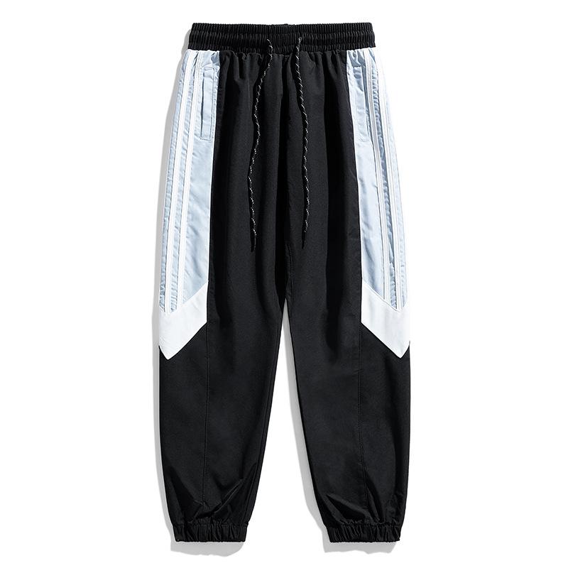 

Men s Spring and Autumn Pants Men s Casual Versatile Men s Basketball Sports Pants Loose Green and Young Tie Feet 4XL