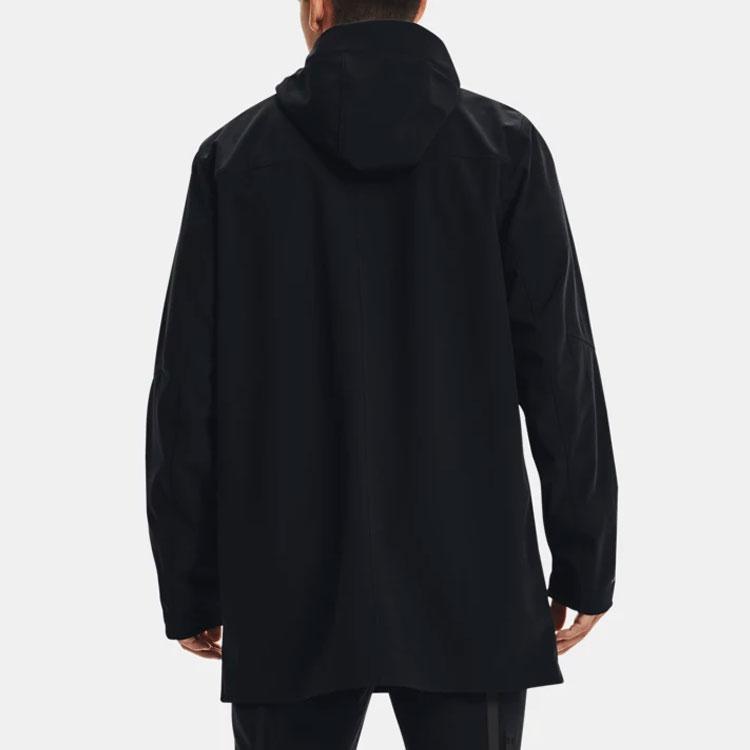 Under Armour Rush Shell Training Sports Long Sleeve Solid Jacket Men Tops Black 1364904-001