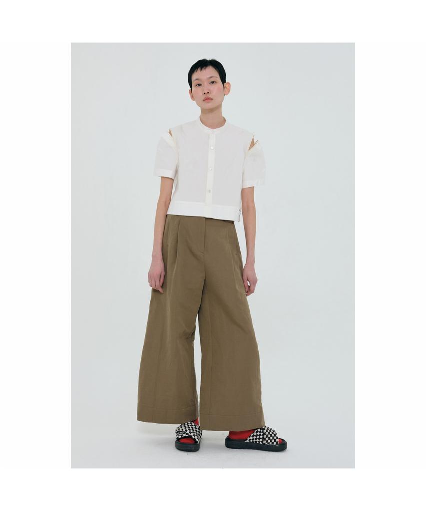 RECODE Linen Wide Pants_Rqpam24579Khx