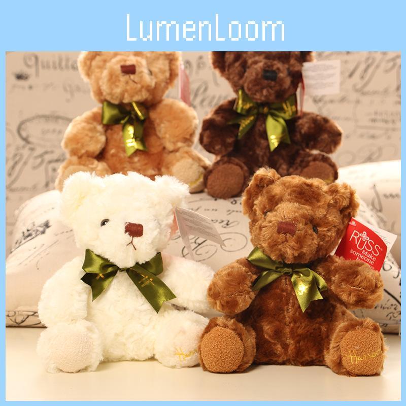 Adorable 7-inch Teddy Bear Plush Toy With Soft Coral Fleece Small Huggable Teddies