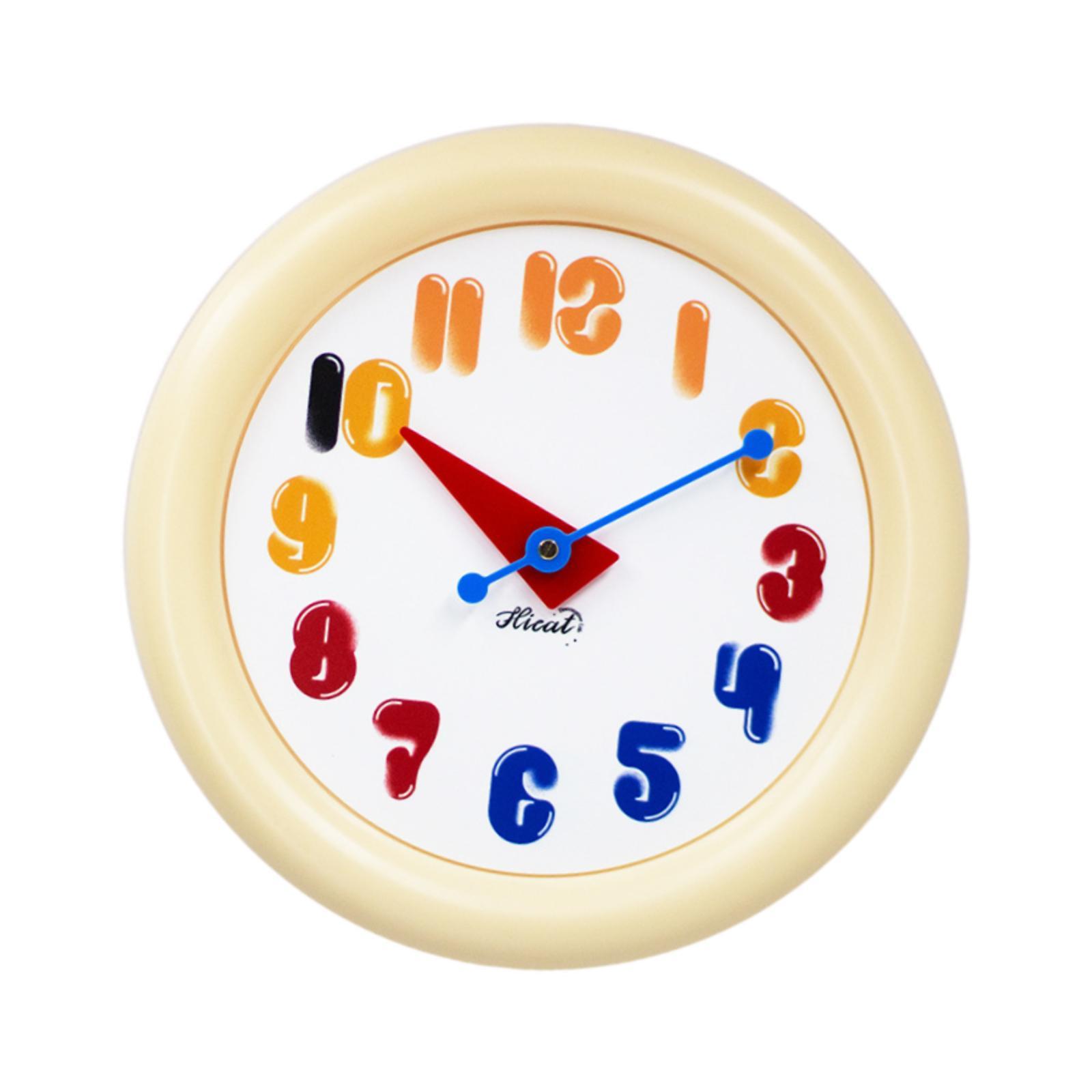 

Nordic Wall Clock Ornament Hanging Clock Timepiece for Home Living Room Study Decor