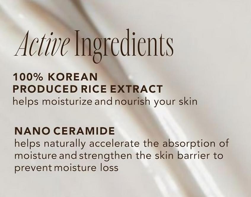 The Face Shop Rice & Ceramide Moisturizing Cream with Rice Extracts for Skin Brightening, Korean skin care products 50ml