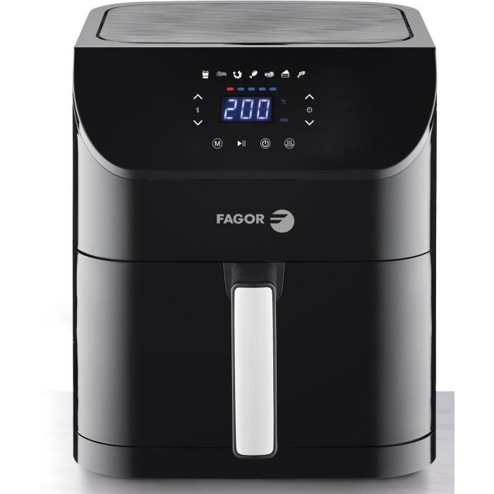 FAGOR Oil-free Fryer - Airfryer FGAF8L - Capacity 8L - 7 Cooking Programs - 1800W