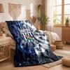 West Bromwich Albion Football Print Flannel Blanket Soft Warm Sofa Bed Throw Blanket For Home Office Bedroom