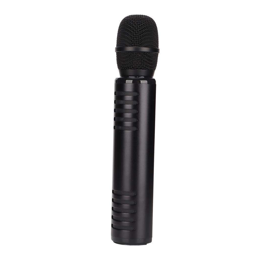 K6 Wireless Bluetooth Microphone Portable Handheld Microphone Speaker Machine for PC SmartphonesBlack