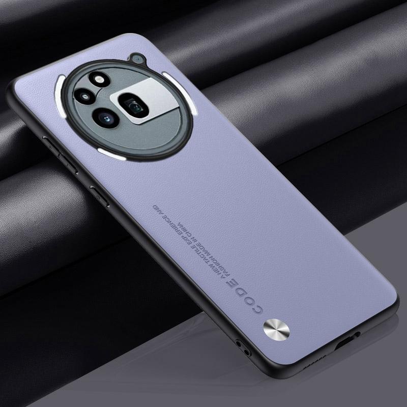 Luxusní PU kožené pouzdro For Nothing Phone 3A Pro Zadní kryt Matný silikon Plná ochrana Telefon Pouzdro For Nothing Phone3A Pro 5G