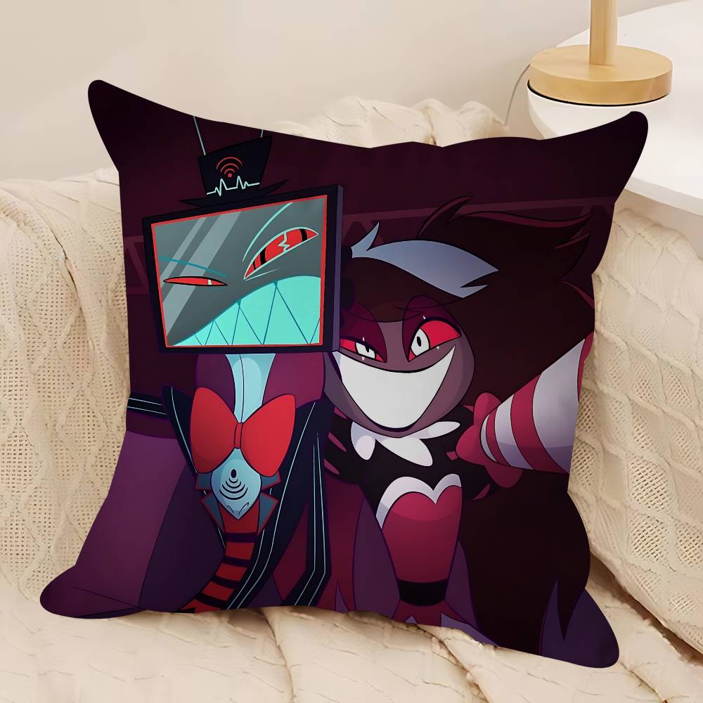 

Аниме H-Hazbin H-Hotel Подушка Аниме Подушка Диван Кровать Подушка для головы Наволочка Чехол для подушки 45x45 см Мода 12x12Inch