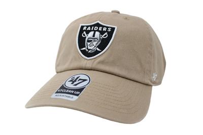Seven Cap 47 CLEAN UP Las Vegas Raiders KHAKI [Forty Brand]