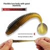 Lure Bait Bionic Two-tone Spiral Soft Fish Set8Only for Mandarin Fish and Mandarin Crappie Universal Boxed Fishing Bait