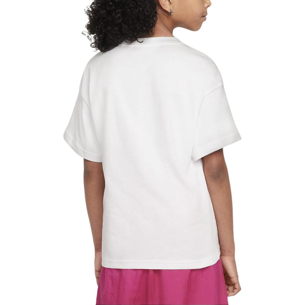 Nike Sportswear Essentials T Shirt White Unisex Kids' FZ5539-100
