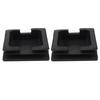 ABWR-75Mm X 75Mm Plastic Square Caps Tube Pipe Inserts End Blanking 6 Pcs