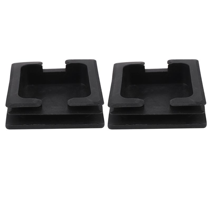 ABWR-75Mm X 75Mm Plastic Square Caps Tube Pipe Inserts End Blanking 6 Pcs