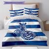 MSV Duisburg Pattern Bedding,Quilt Set Quilt Cover Pillowcase Home Birthday Gift(1 * duvet cover + 2 * pillowcase, without core)