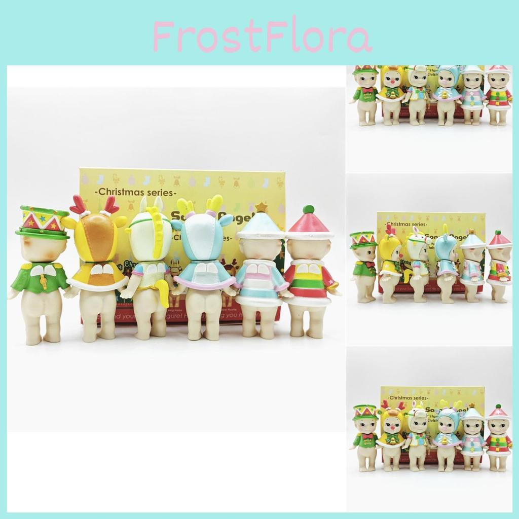Series Doll Christmas Unicorn Elk Blind Box Doll Toy Model Cake Gifts Ornaments