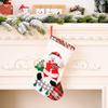 Christmas Burlap Plush Stockings Delightful Holiday Gift Bags For Candy And Decorations