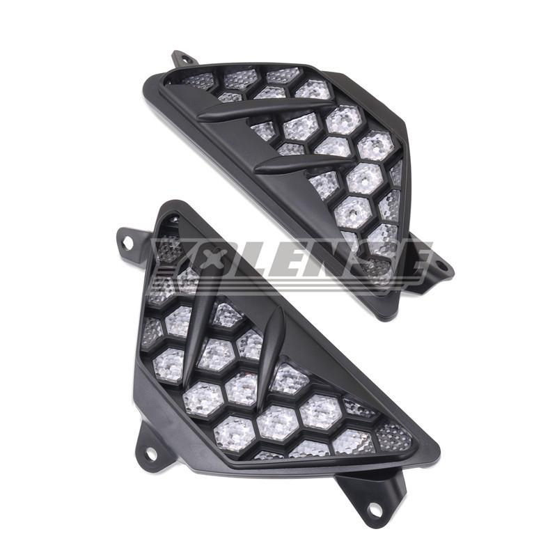 Fit For 250/300/400 Motorcycle Front LED Turn Signal Indicator Flasher Light