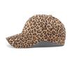 Vintage Leopard Print Hat Women's Spring Summer Thin Sunscreen Sunshade Hat Hard Top Baseball Cap