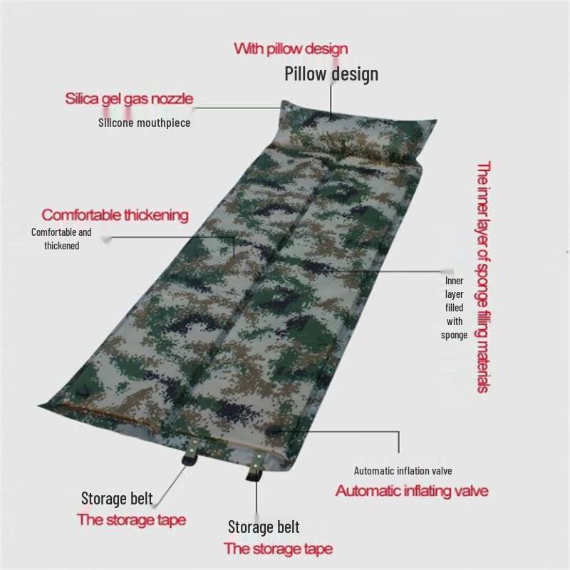 Camouflage Automatic Inflatable Camping Mat
