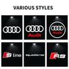 For Audi 8L Led Car Door Logo Welcome Light For Audi A4 B5 B6 B7 B8 B9 A1 A3 8V 8P 8L A6 C5 C6 C7 A5 A7 A8 Q3 Q5 Q7 TT S3 S6 Sline Quattro
