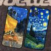 Art Vincent Van Gogh Phone Case For iphone 16 15 17 13 14 12 11 Pro Max Plus Black Shell Cover Case