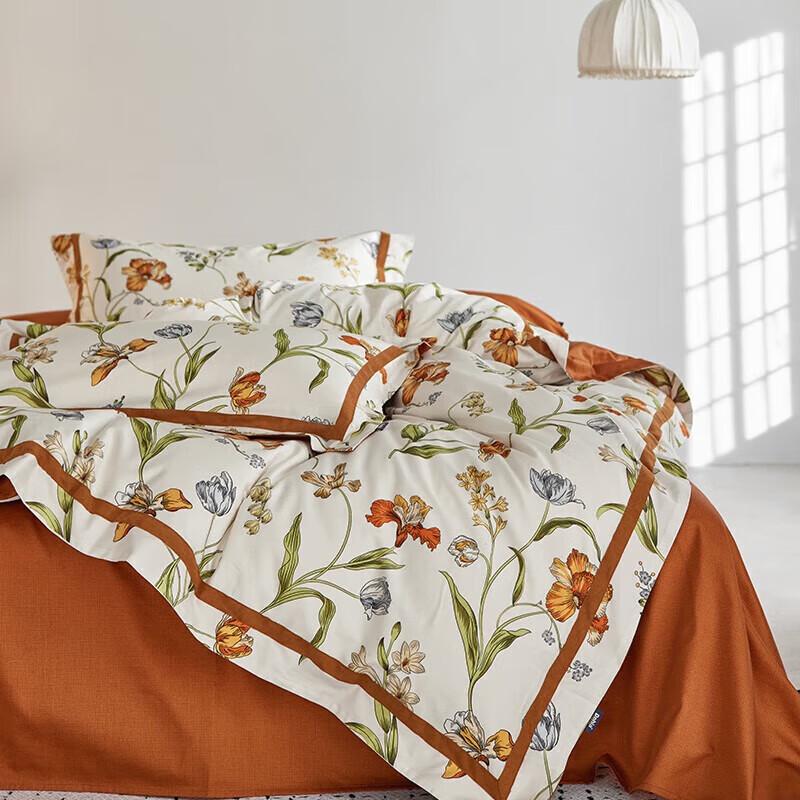 Dohia Bawełna Czysta Styl Francuski Zestaw Pościeli 4-elementowy