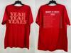 Yeah Yeah Yeahs Hidden In Pieces Tour 2025 Red Shirt 2Side BT1672 Unisex T-Shirt