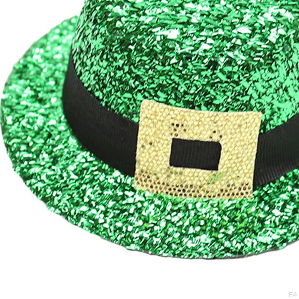 Festive Green Hat Hair Clip for St. Patrick's Day Celebration