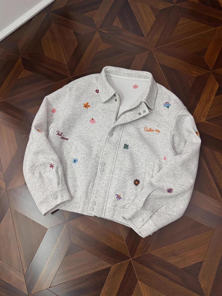 2025 Spring/Autumn Retro Floral Embroidery Couple Jacket - Chinese National Trend Brand