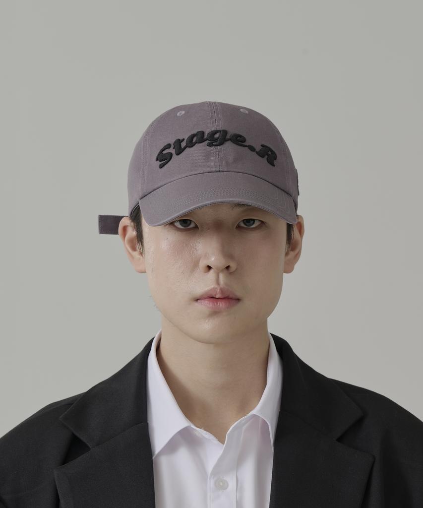 Seuteijial Volume Logo Washed Ball Cap [Gray]