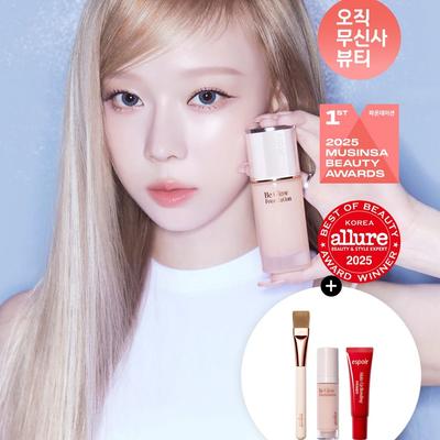 Be Glow Foundation SPF27 PA++ (+Gift: True Glow Foundation Brush + Mini Foundation #Wedding Peach + Mini Primer 7g)